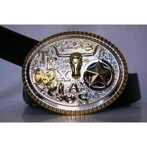 Buy Texas Cow Star Belt Buckle for sale – 0 by Ultimate Flags