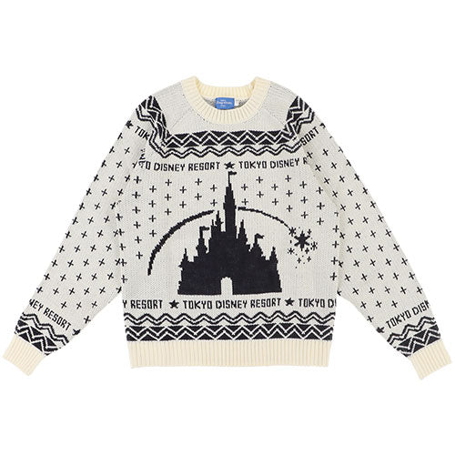 TDR - "Tokyo Disney Resort" & Cinderella Castle Sweater for Adult (Col —