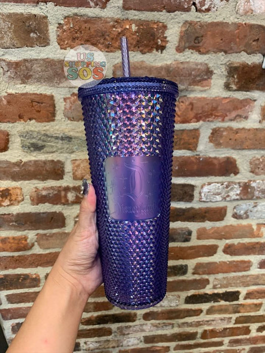 Starbucks 50th x Disneyland studded tumbler purple blue anniversary