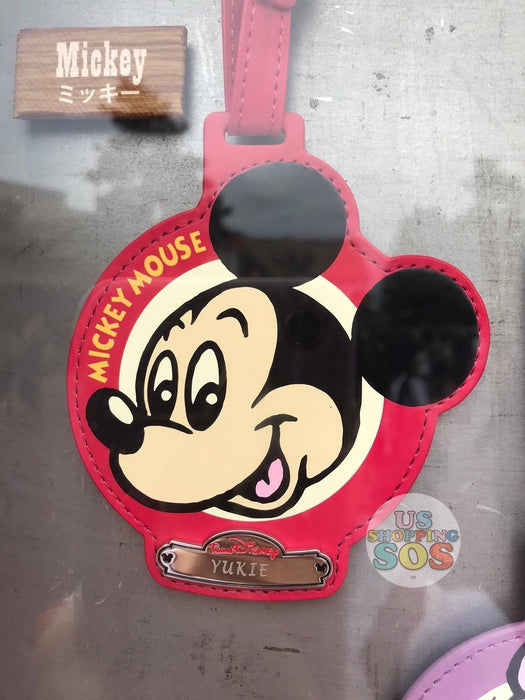 mickey mouse luggage tag