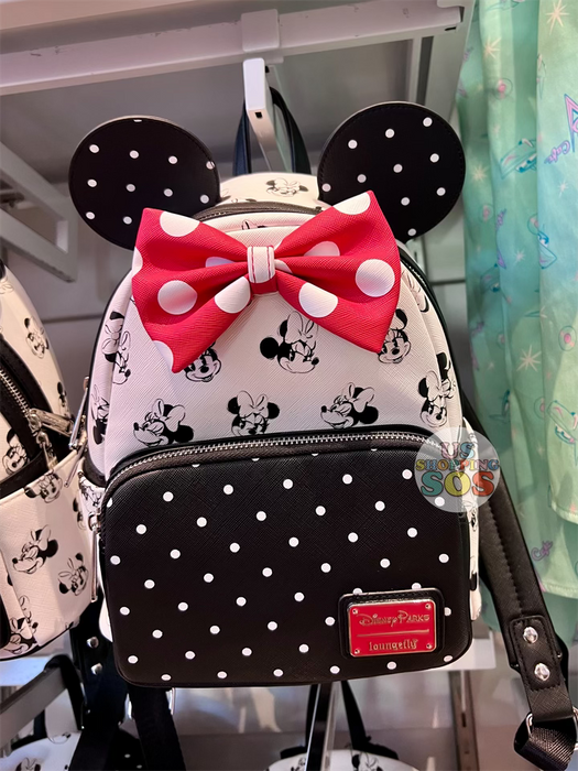 DLR - Loungefly Minnie Mouse Face Icon Sketch Backpack — USShoppingSOS