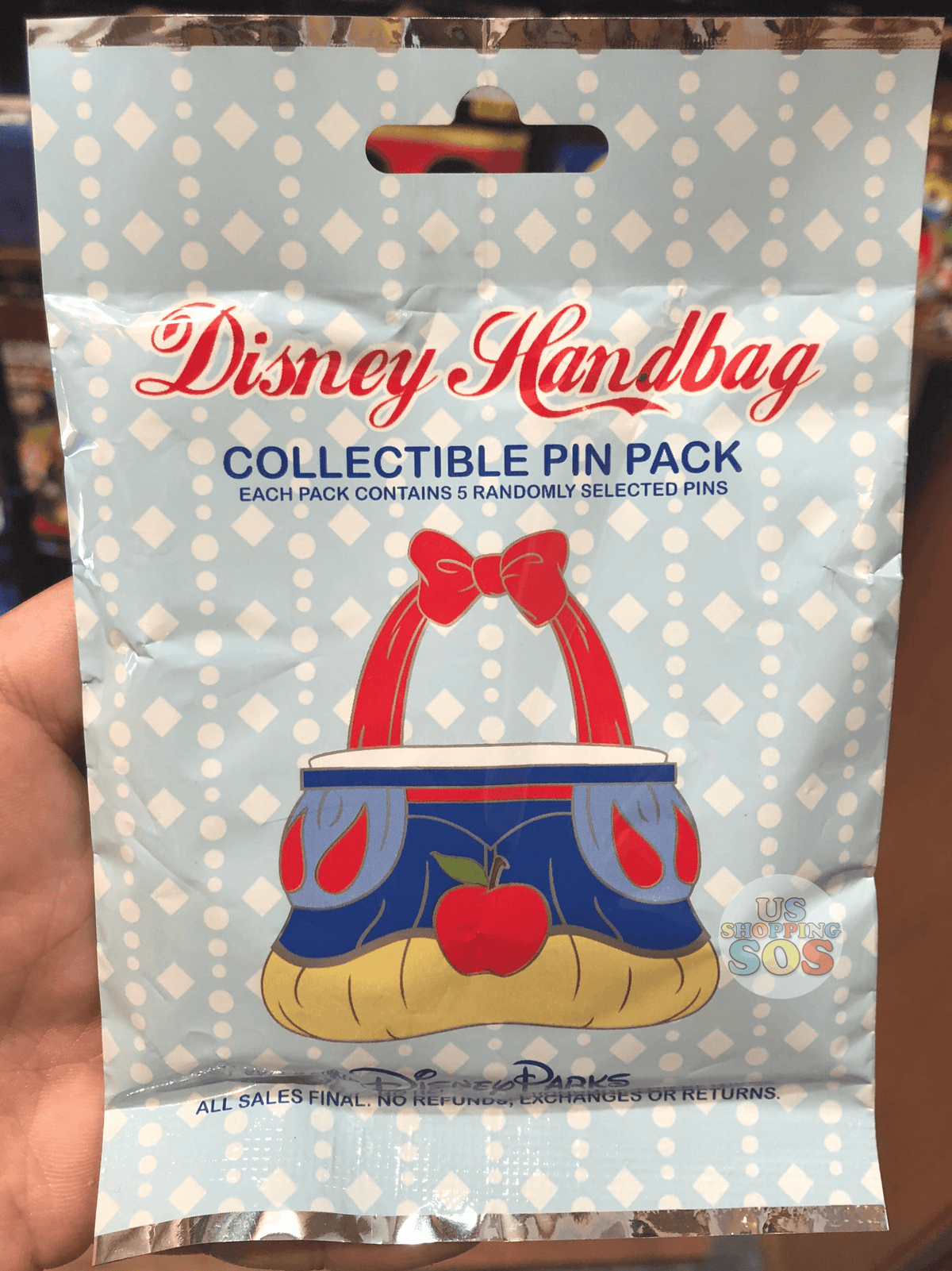 Dlr Mystery Collectible Pin Pack Disney Handbag — Usshoppingsos 0231