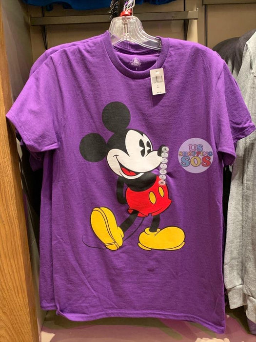purple mickey mouse shirt