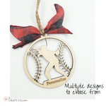 Little Prairie Craft Co. Personalized Ornaments, Fundraising Products for Sports Teams  Fundraiser Holiday Fundraiser Handmade Canada Holiday Decor Personalized Ornaments  