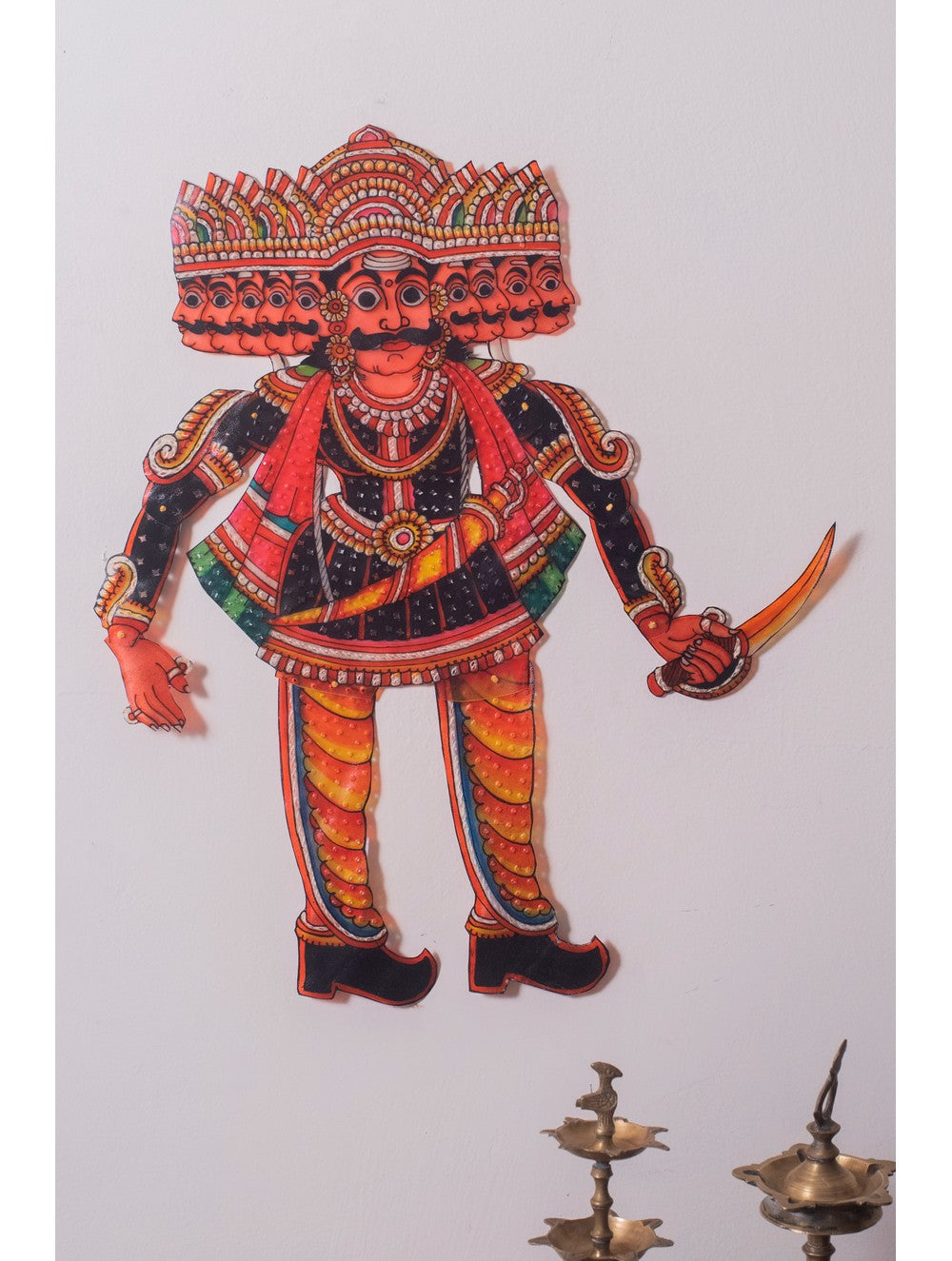 Buy Andhra Leather Craft String Puppet - Raavan (18