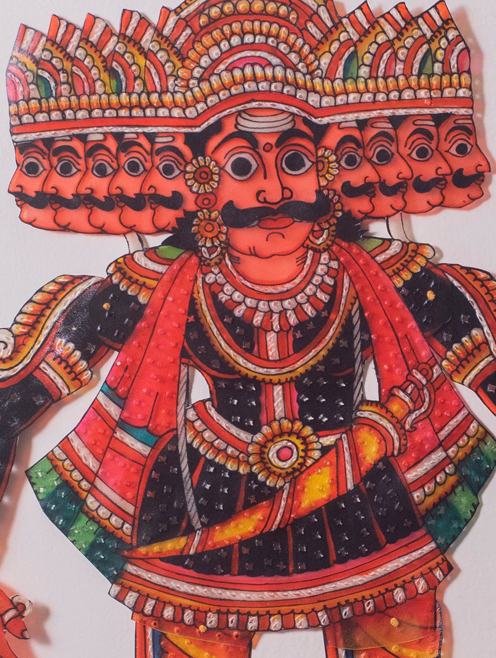 Buy Andhra Leather Craft String Puppet - Raavan (18