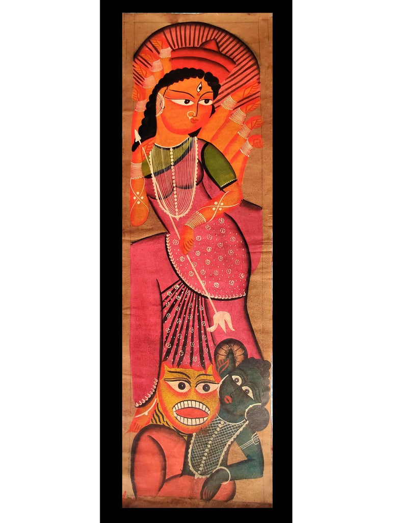 Buy Kalighat Painting - Goddess Durga (24