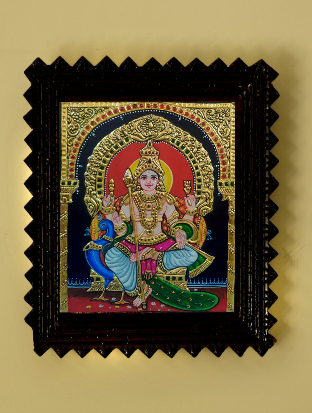 Buy Tanjore Painting In Chettinad Frame - Kartik Online