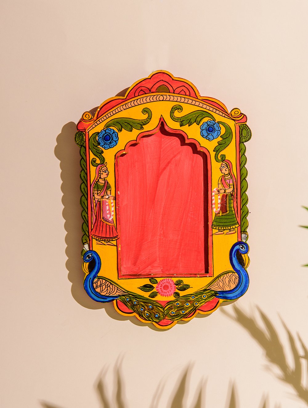 Buy The India Craft House Rajasthani Art Painted Wood Frame (Large ...