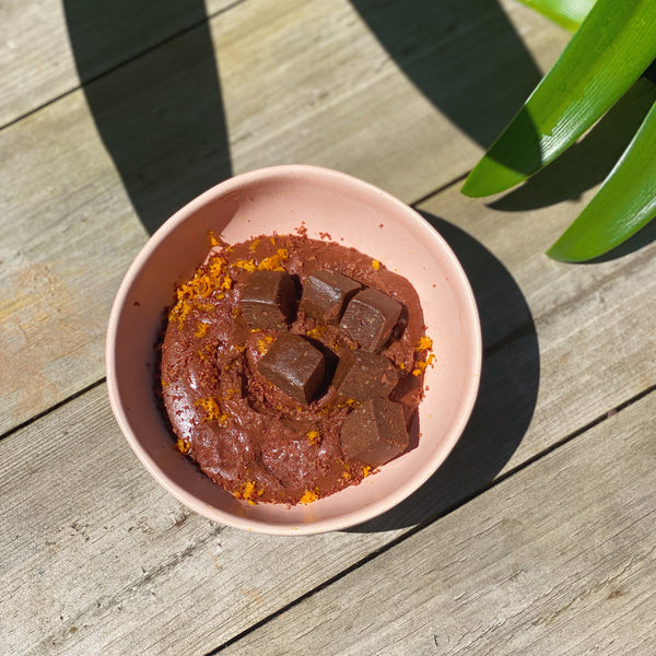 BodyMe vegan chocolate orange protein pot recipe