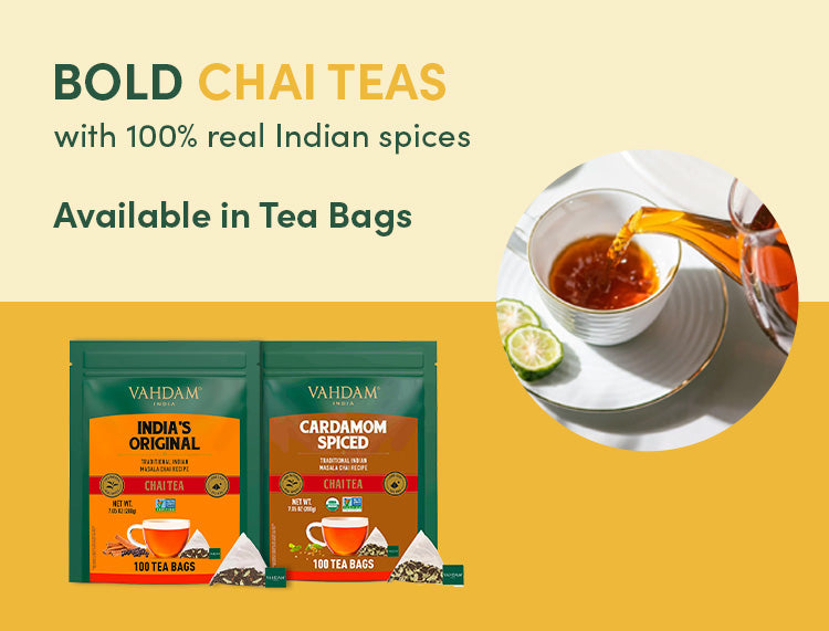 Buy Premium Chai Tea Bags Online - VAHDAM® USA