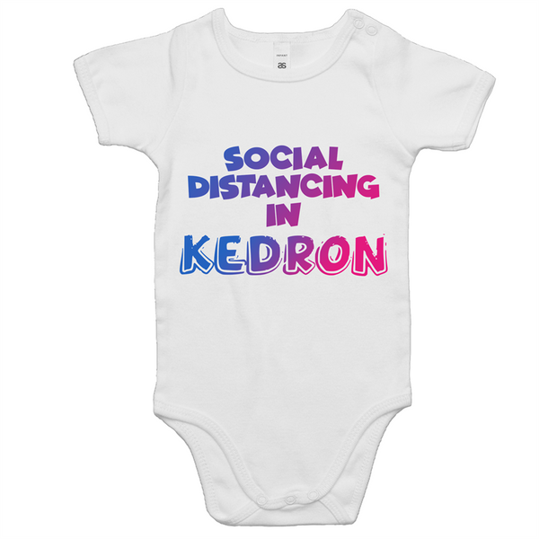 Social Distancing in Kedron - AS Colour Mini Me - Baby Onesie Romper