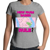 New Farm Babes Rule - Womens T-shirt