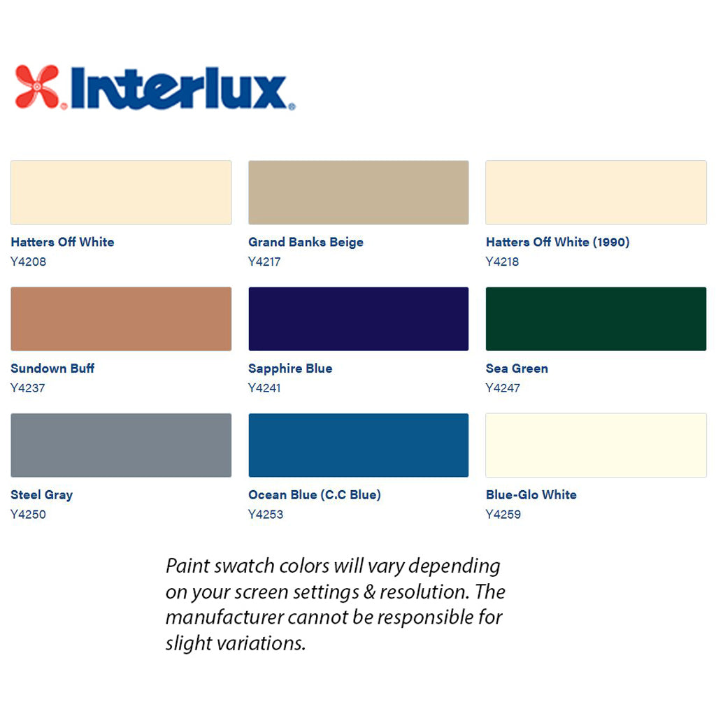 Interlux Brightside - Blue Glo White Quart – Rigging Shoppe