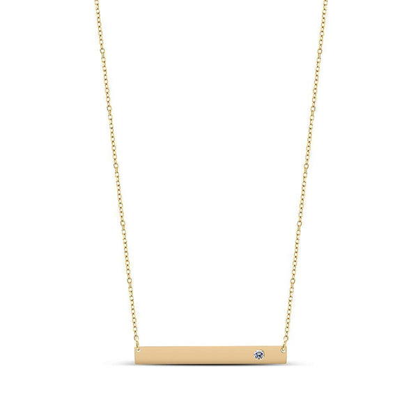 Perrywinkle's Expression Diamond Bar Necklace In 14k Gold – Perrywinkle's  Fine Jewelry