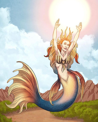 Mermaids of the Valley Convention logo
