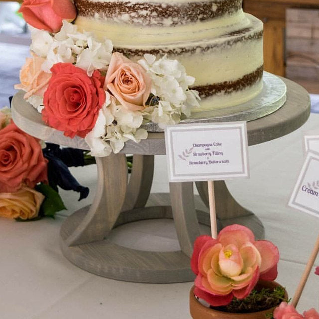 Cake Stand Reclaimed Wood Custom Cake Stand Rustic Cake Stand