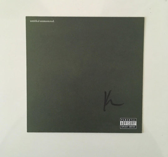 kendrick lamar untitled unmastered signed