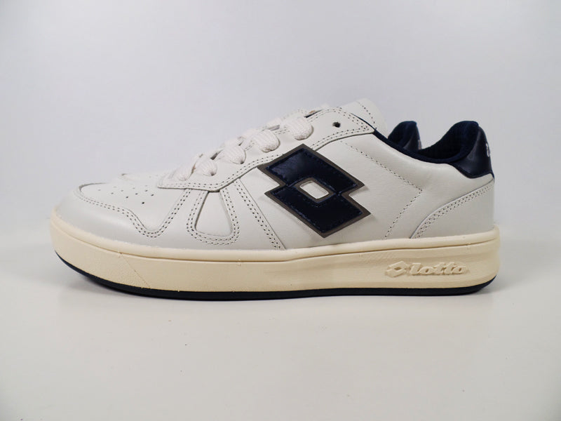 Lotto Signature White/Dark Blue - Retro Sneakers – Obscuresneakers