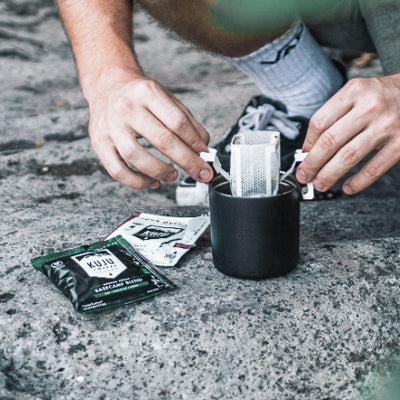 anchoring pour over coffee filter to mug