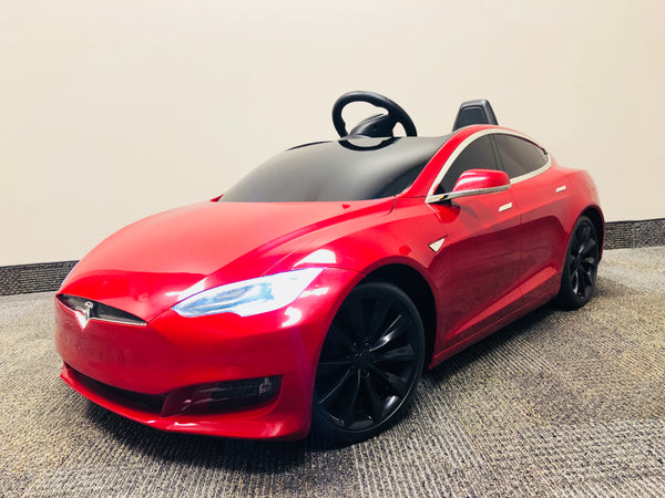 tesla battery powered car