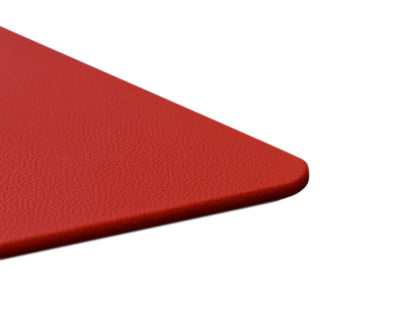 Rosa Red Leather Desk Pad Leather Office Accessories