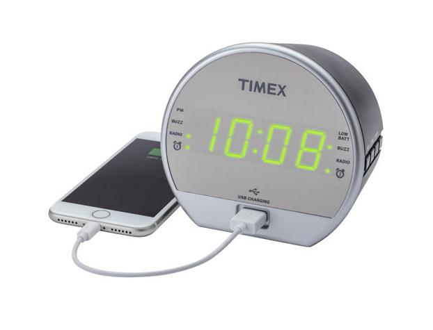 Timex T2352BC Dual Alarm 1-Port USB Clock Radio - Black (Open Box) —  KJDistribution