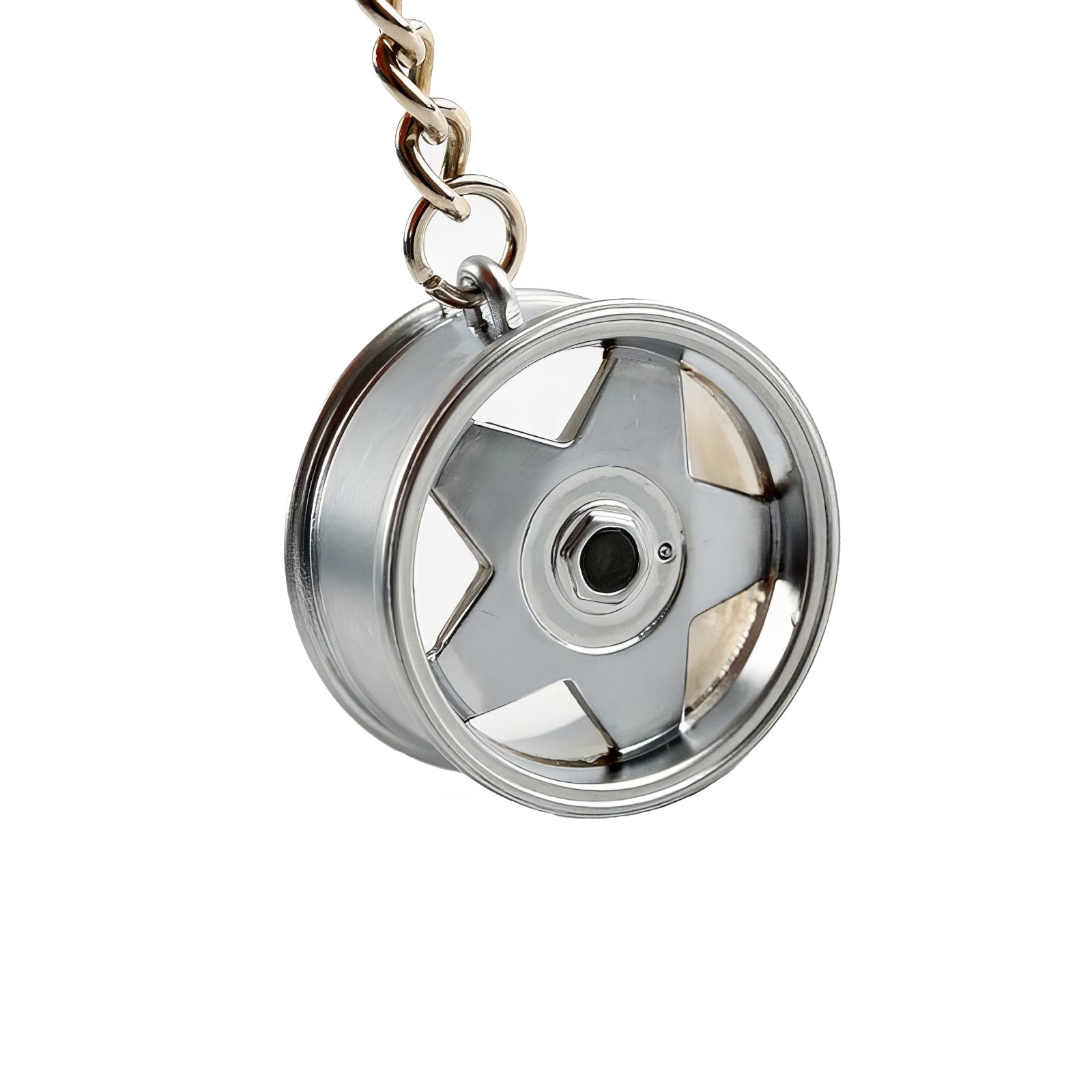 Mesh Wheel Keychain - Stylish Car Enthusiast Gift