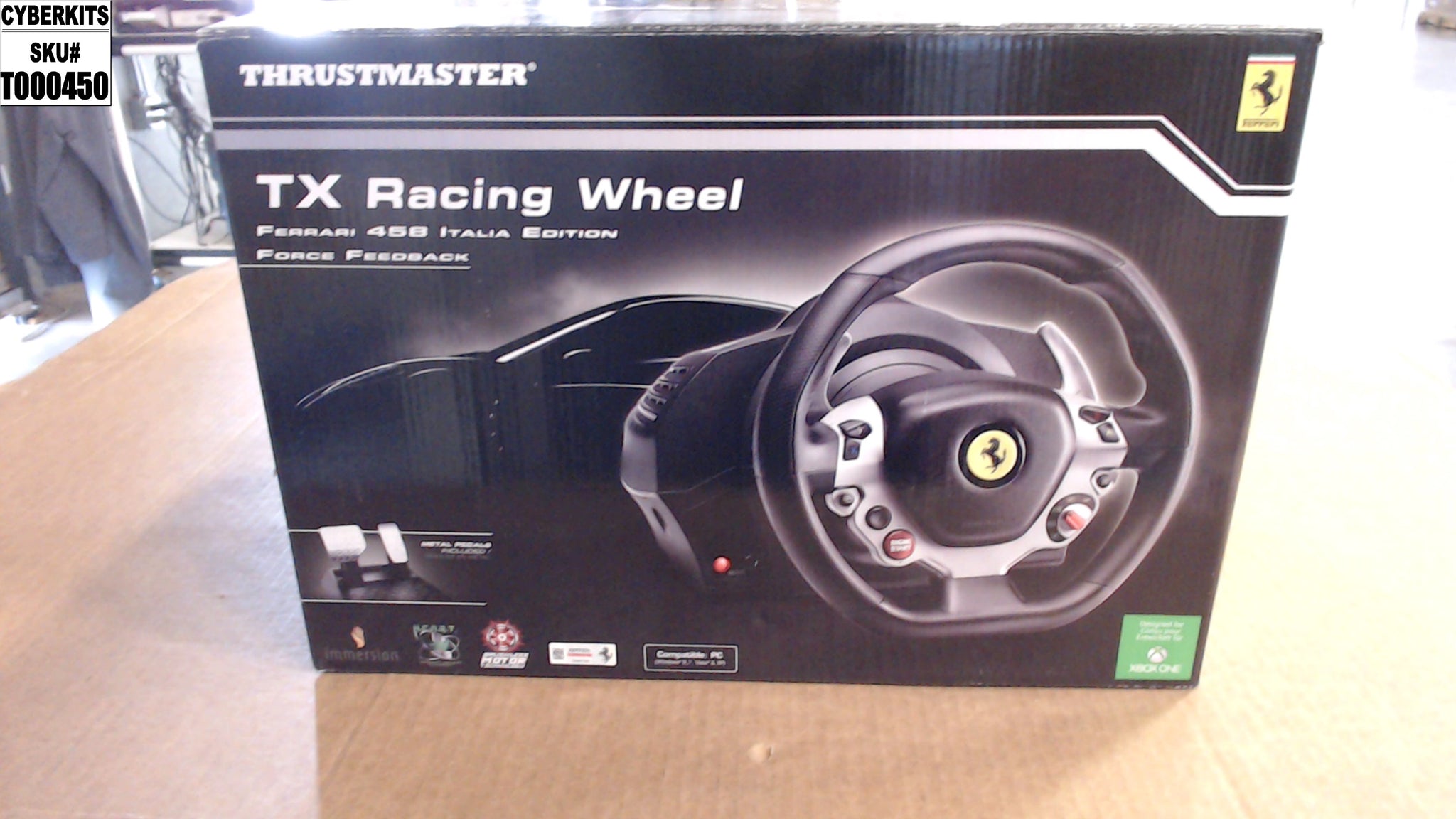 T Thrustmaster Tx Racing Wheel Ferrari 458 Italia Edition Force Cyberkits Store Returns