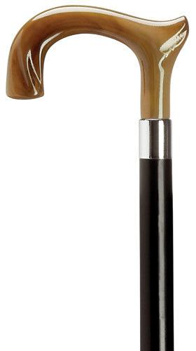 Horn Green Ladies Derby Walking Cane 36"