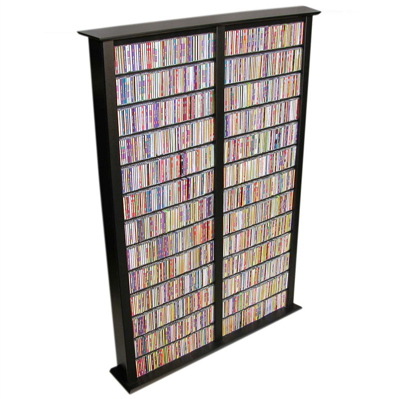 2Wide Tall Media Shelves Ultimate Office