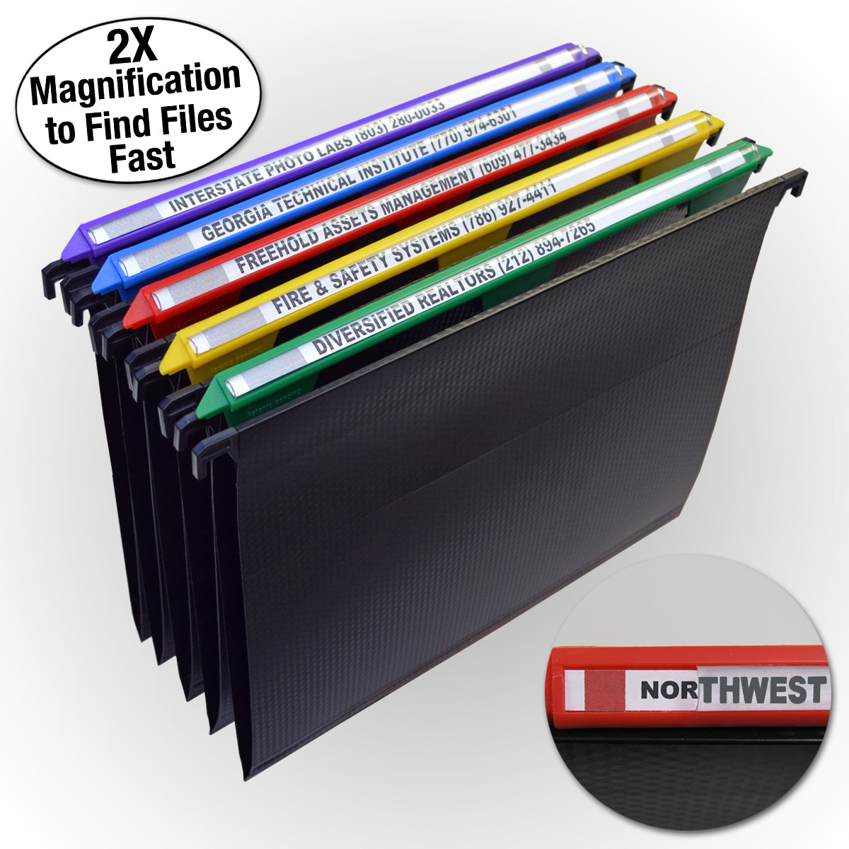 MagniFiles, V-Bottom Letter Size Hanging File Folders | Ultimate Office