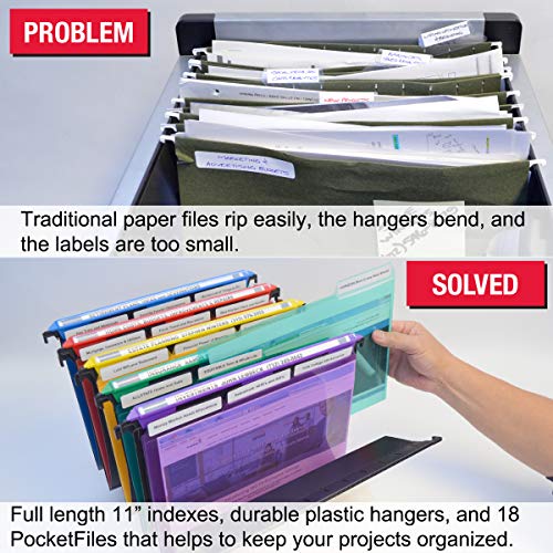 MagniFiles with 3-rd Cut PocketFile Interior File Folders | Ultimate Office
