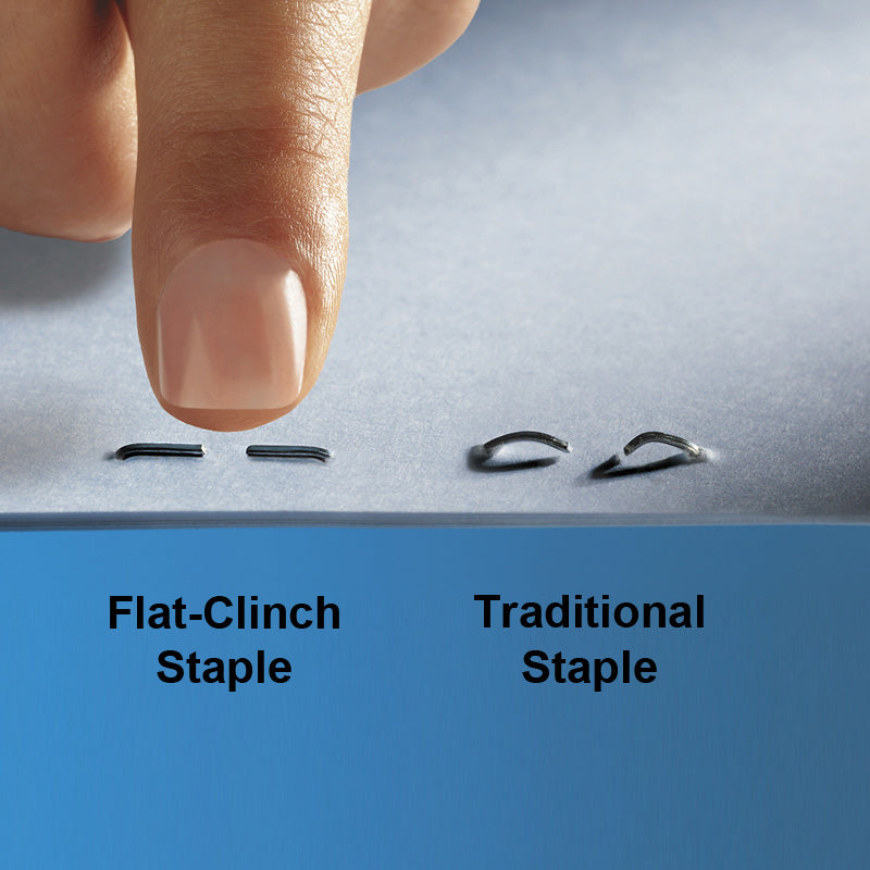 flat clinch stapler