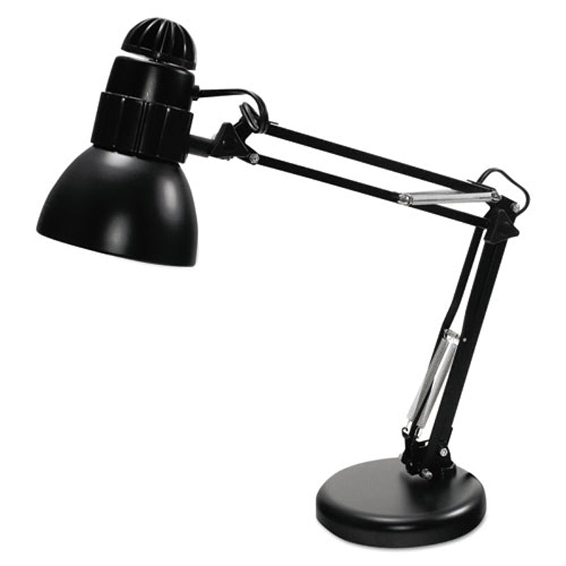 Matte Black Swing Arm Adjustable Desk Lamp | Ultimate Office