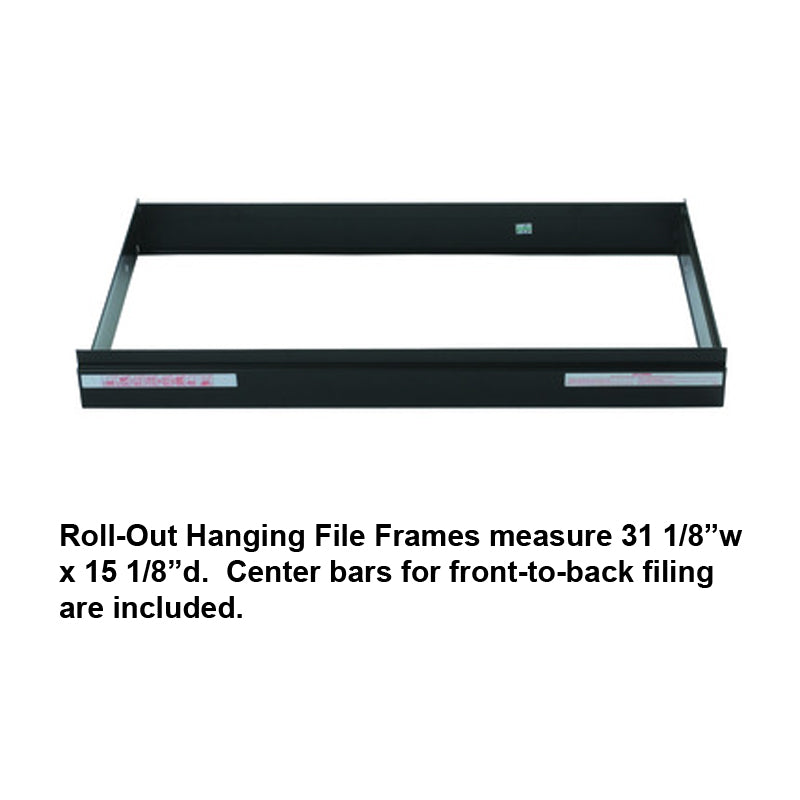 Roll Out Hanging File Frame for Tambour Cabinets ...