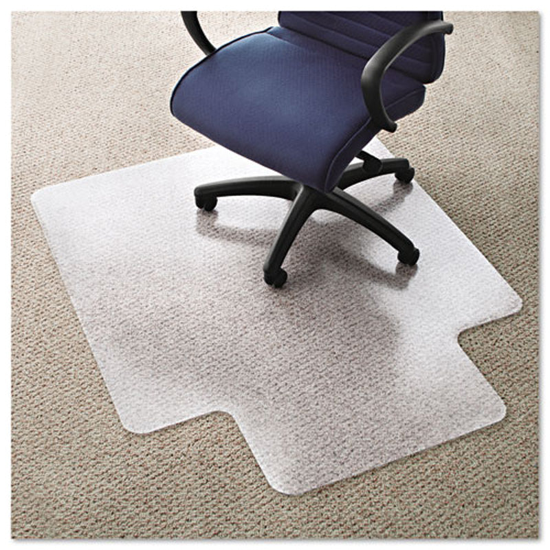 Cleated Chair Mat Low Pile Carpet Clear Ultimate Office