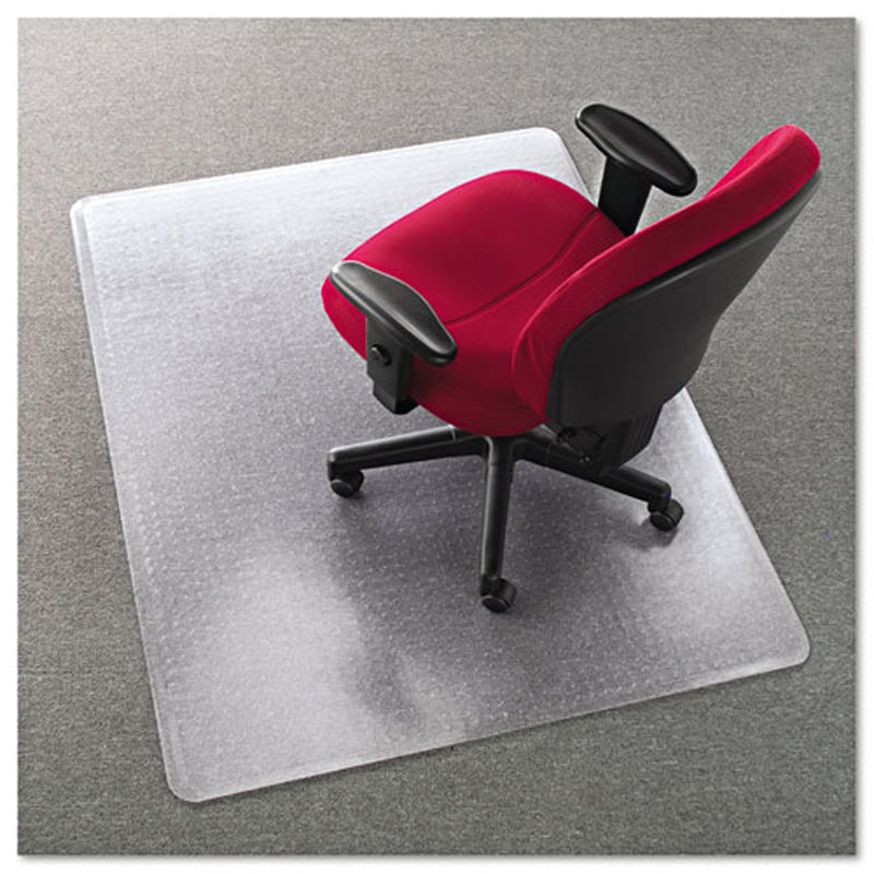 Cleated Chair Mat Low Pile Carpet Clear | Ultimate Office