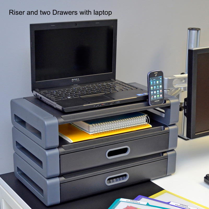 Deluxe Stacking Riser & Drawer Combinations Ultimate Office