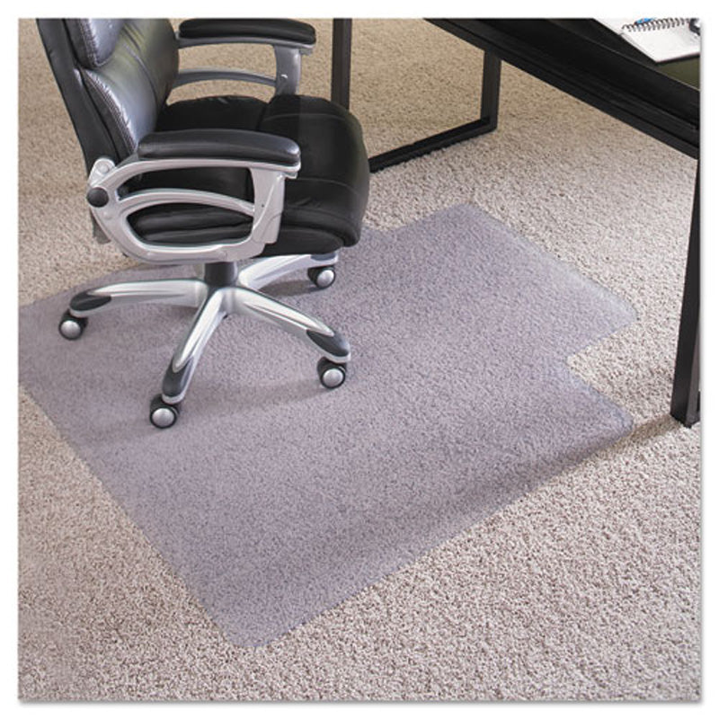 Everlife Chair Mat Plush Pile Carpet Clear | Ultimate Office