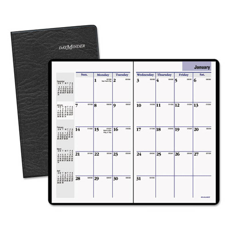 Pocket Sized Monthly Planner Ultimate Office   Pocket Sized Monthly Planner 3 5 8 X 6 1 16 Black.media 1 1800x 