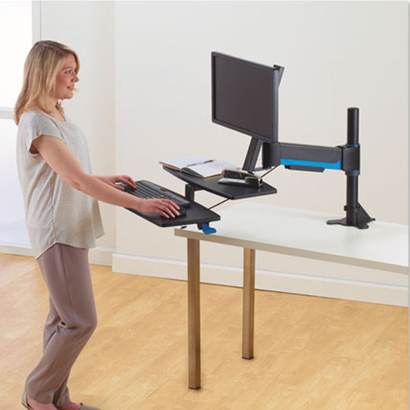 Rear Mount Sit Stand Workstation W Smartfit Ultimate Office