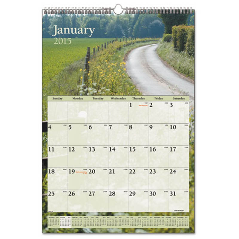 Scenic Monthly Wall Calendar Ultimate Office