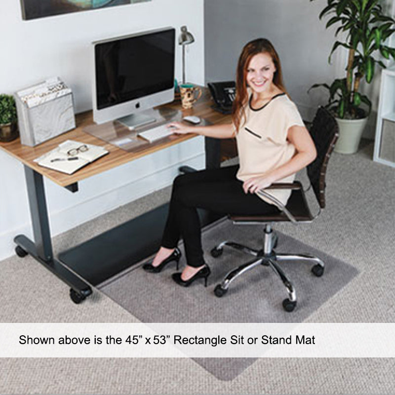 Sit Or Stand Mat For Carpeting Or Hard Floors Ultimate Office