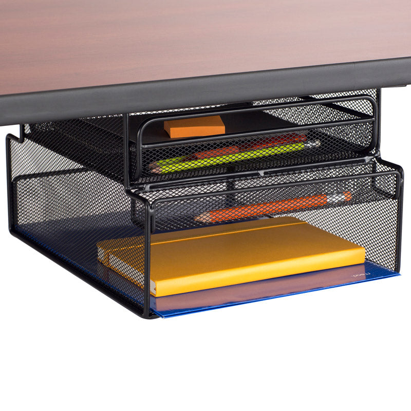 Ultimesh 1 Drawer 1 Horiz Comp Under Desk Mount Organizer