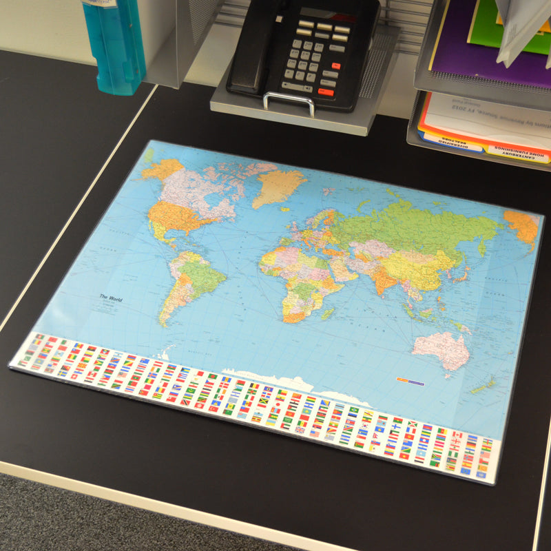 World Map Desk Pad – Ultimate Fice