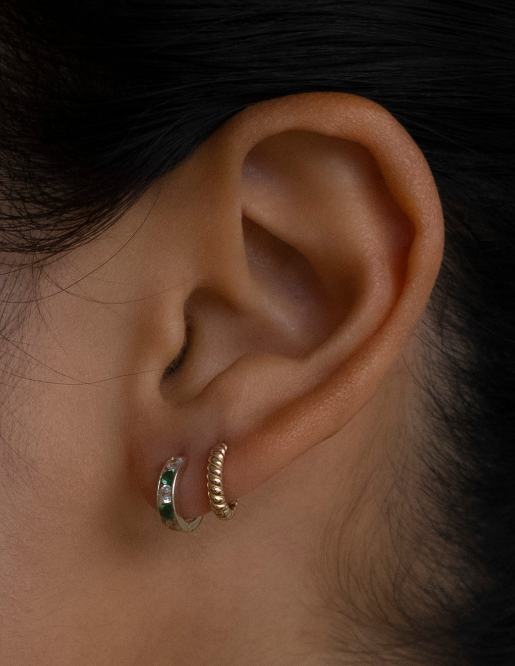 Lobe sales hugger earrings