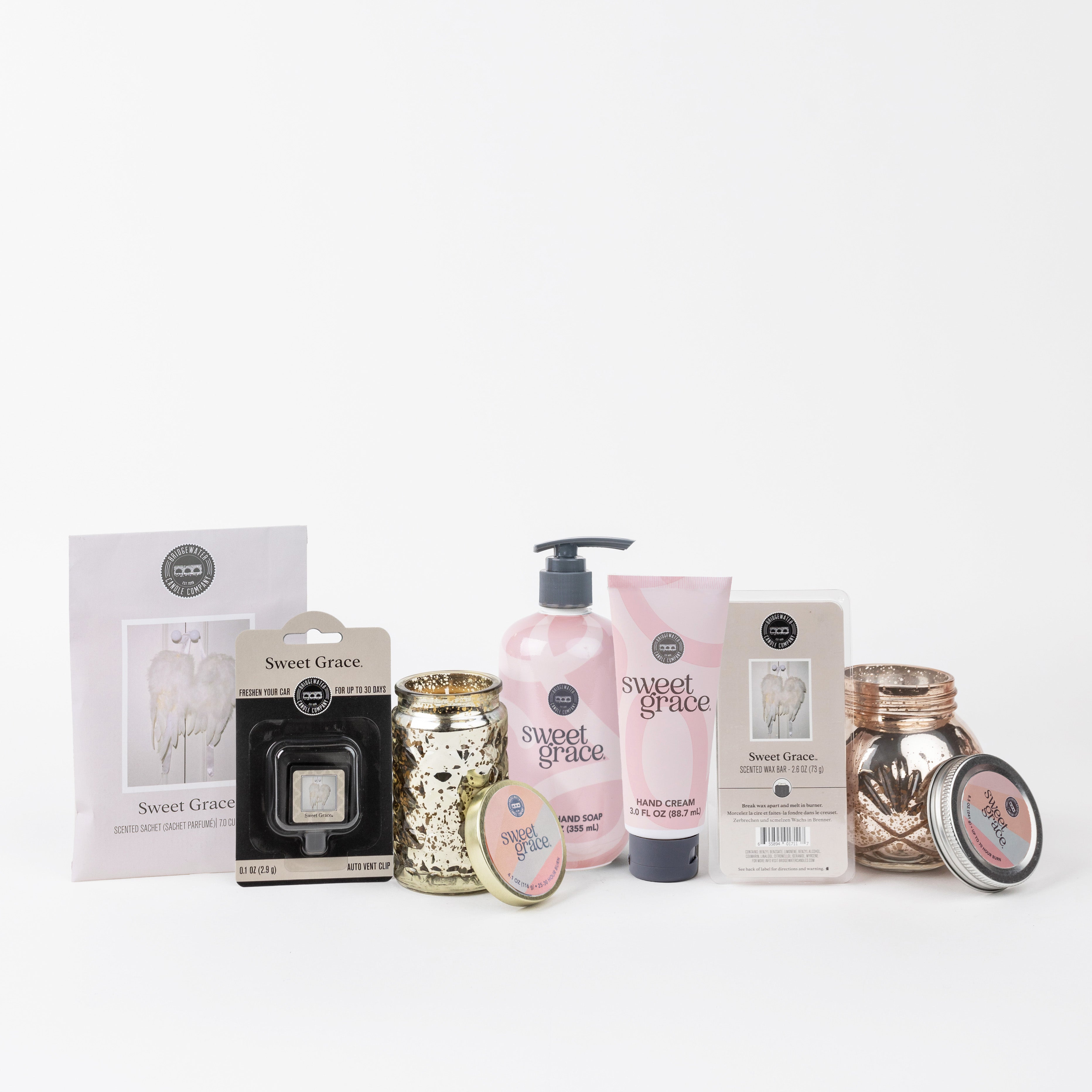 Shop Bridgewater Candle Company, Sweet Grace Candles, Sweet Grace Laundry  Products, Sweet Grace Car Air Fresheners, Sweet Grace Auto Vent Clips, Sweet  Grace Fragrance Oil
