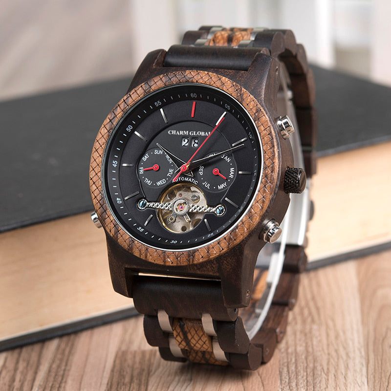 Personalized Watch-Groomsman Watch-Wooden Watches For Men – Charm Global