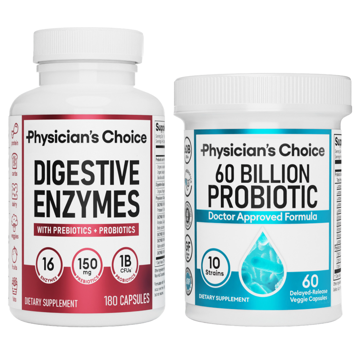 Physician's Choice 60B 60ct + Digestive Enzyme 180ct Promo